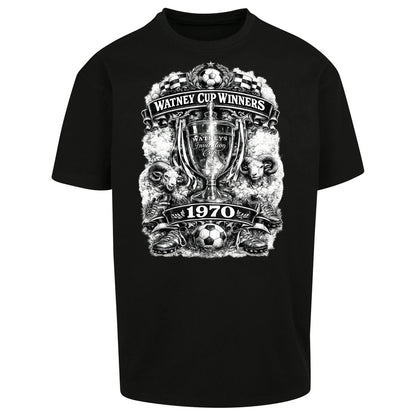 Retro Derby Watney Cup Winners 1970 Oversized T Shirt