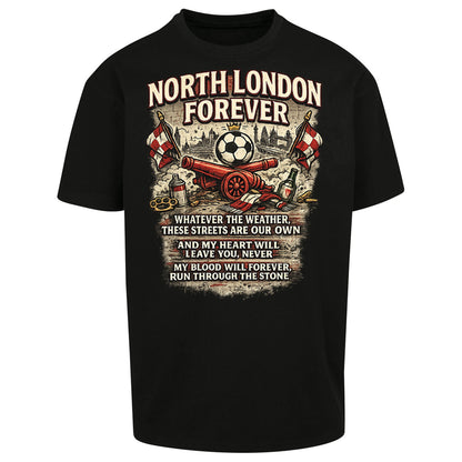 Arsenal North London Forever Oversized T Shirt
