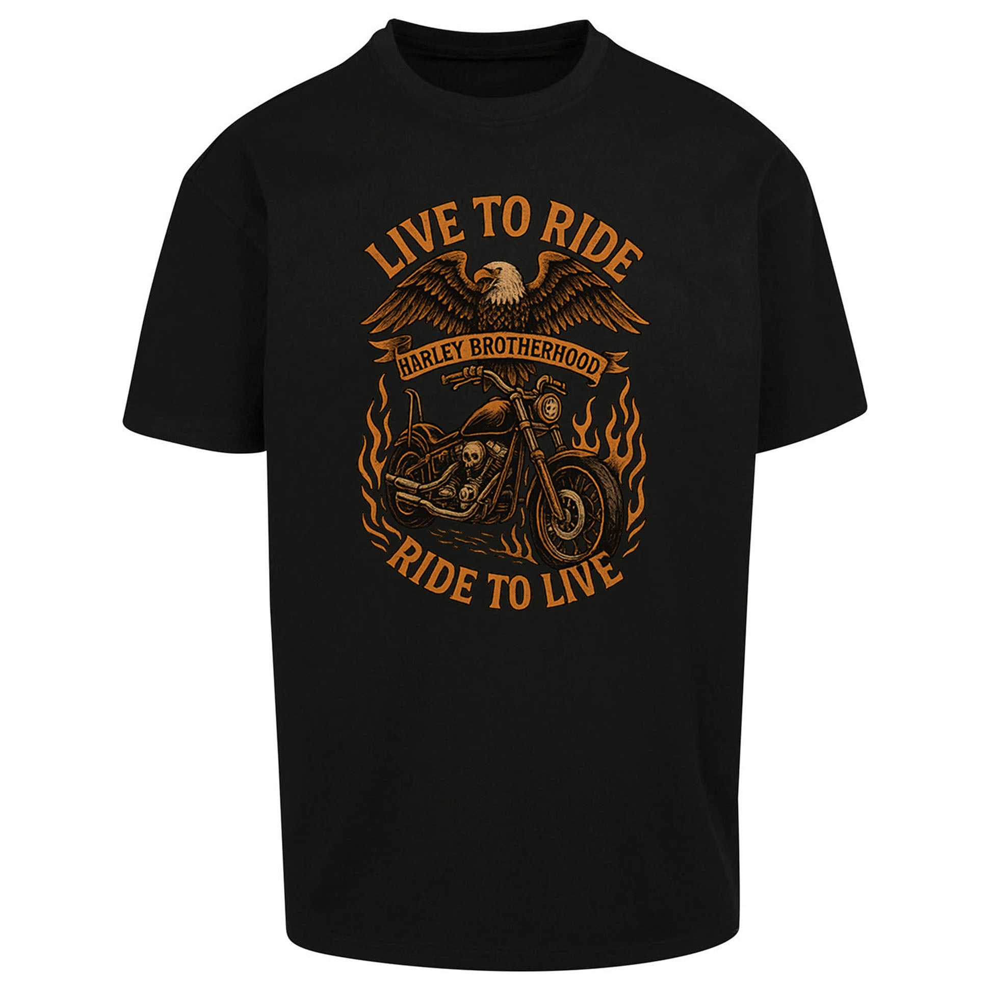 Harley Brotherhood Oversized T Shirt
