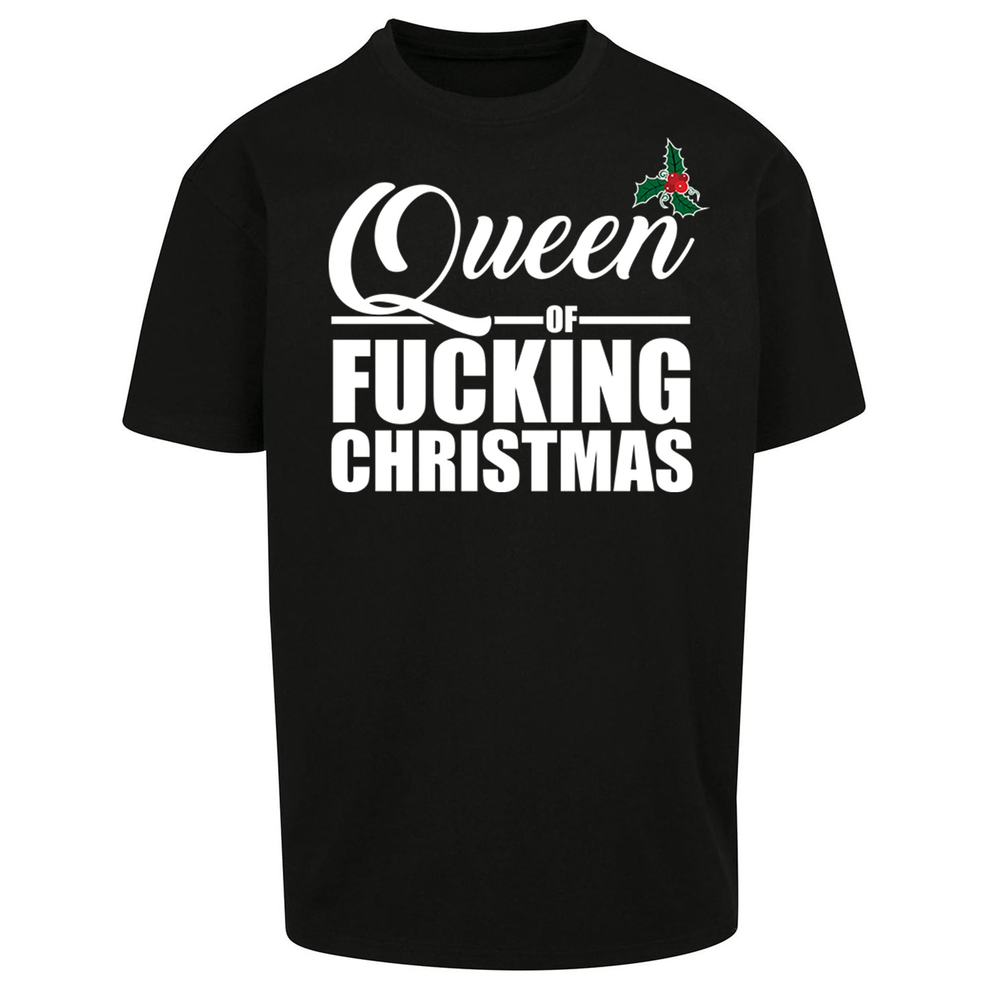 Nice Until Proven Naughty Oversized T Shirt