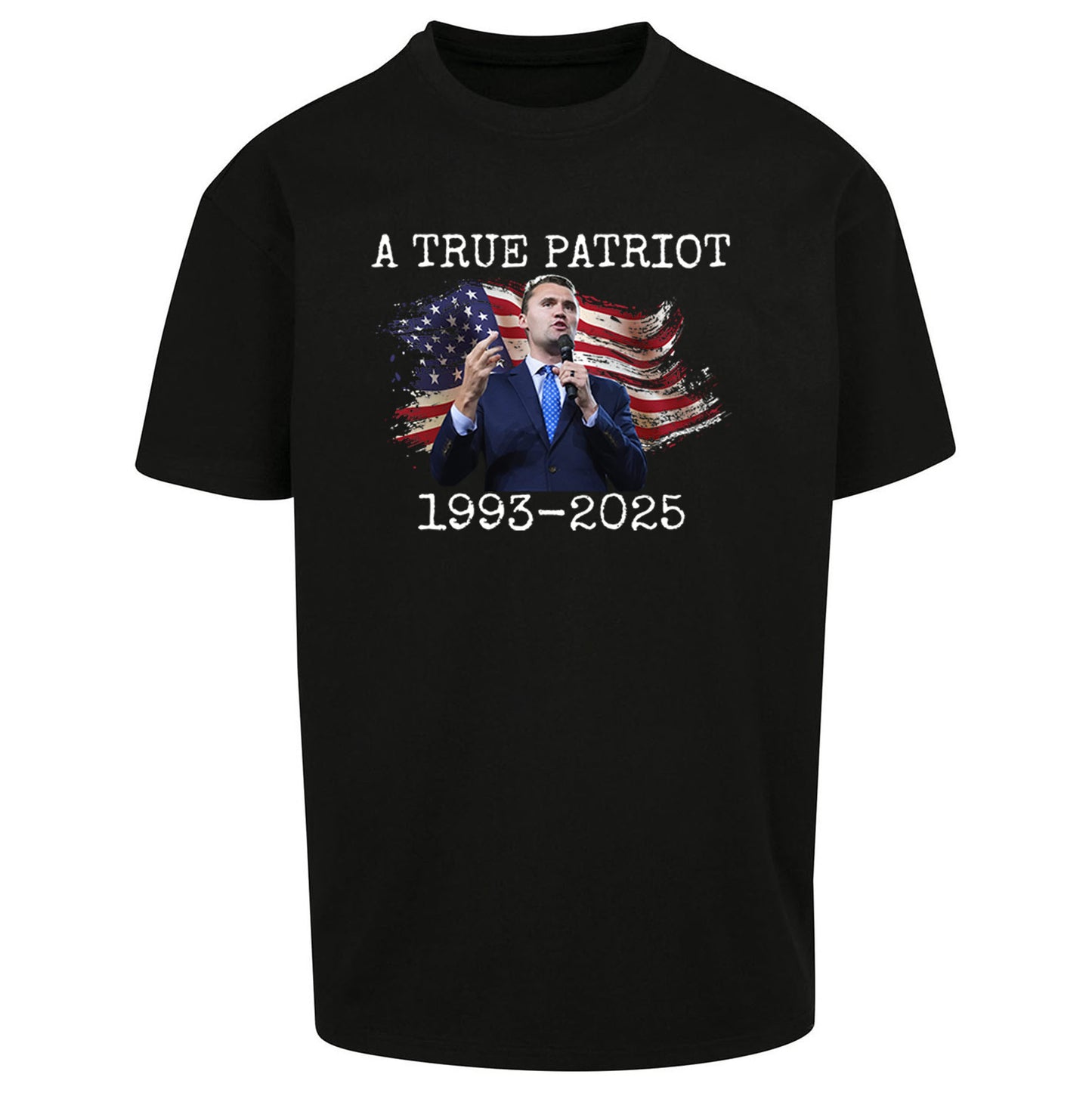 Charlie Kirk Tribute Oversized T Shirt