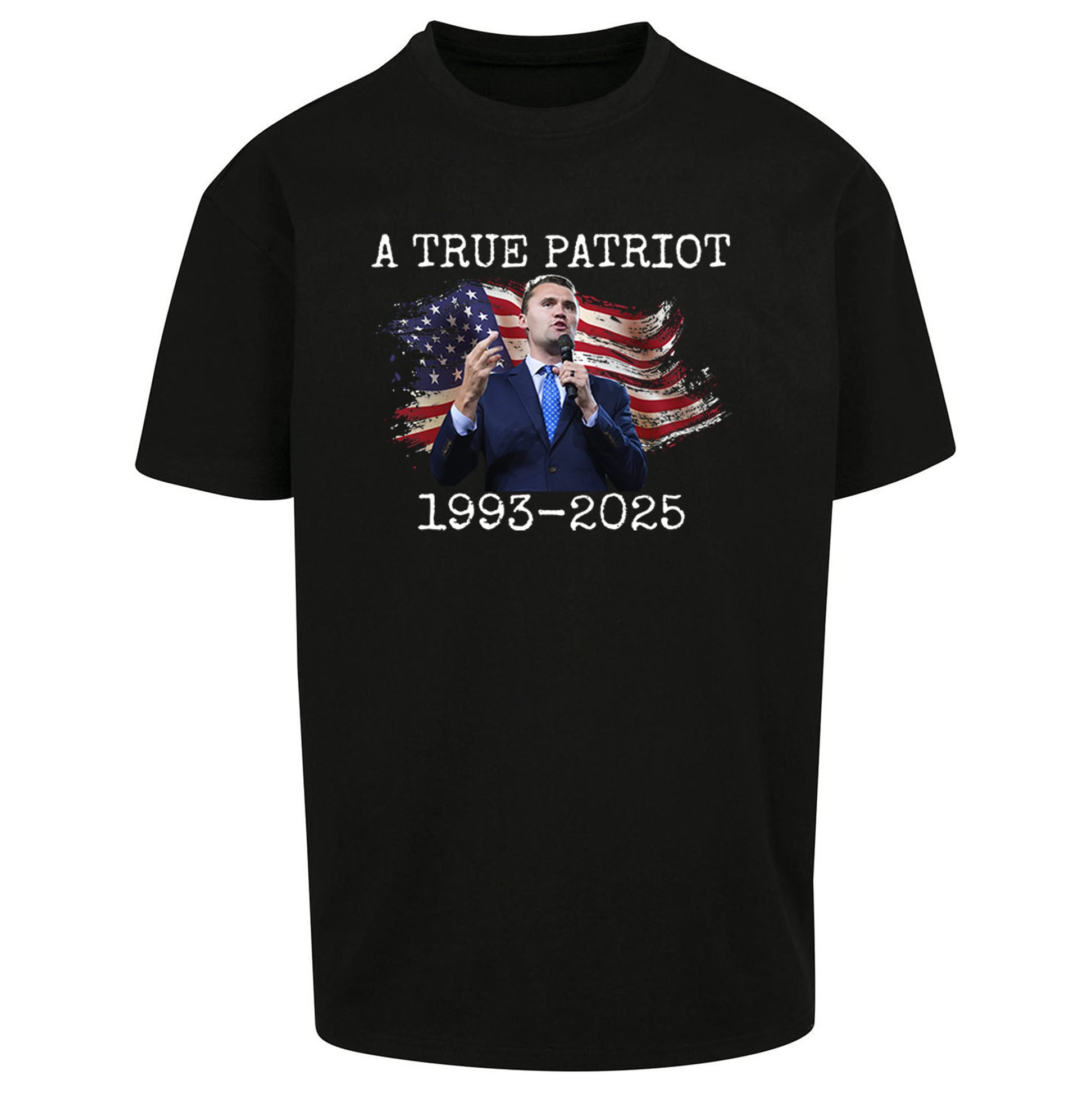Charlie Kirk Tribute Oversized T Shirt