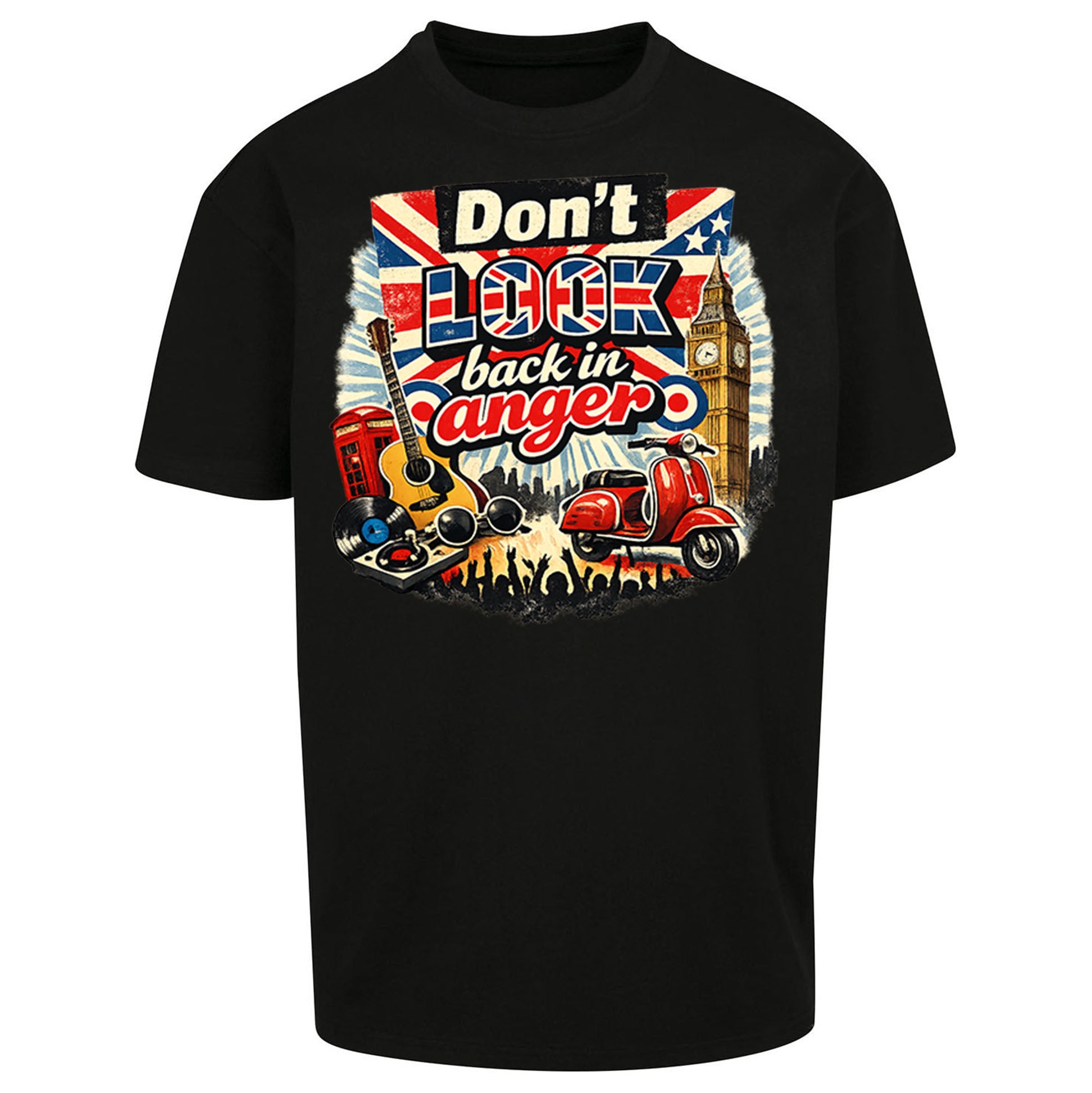 Don't Look Back In Anger Oversized T Shirt 