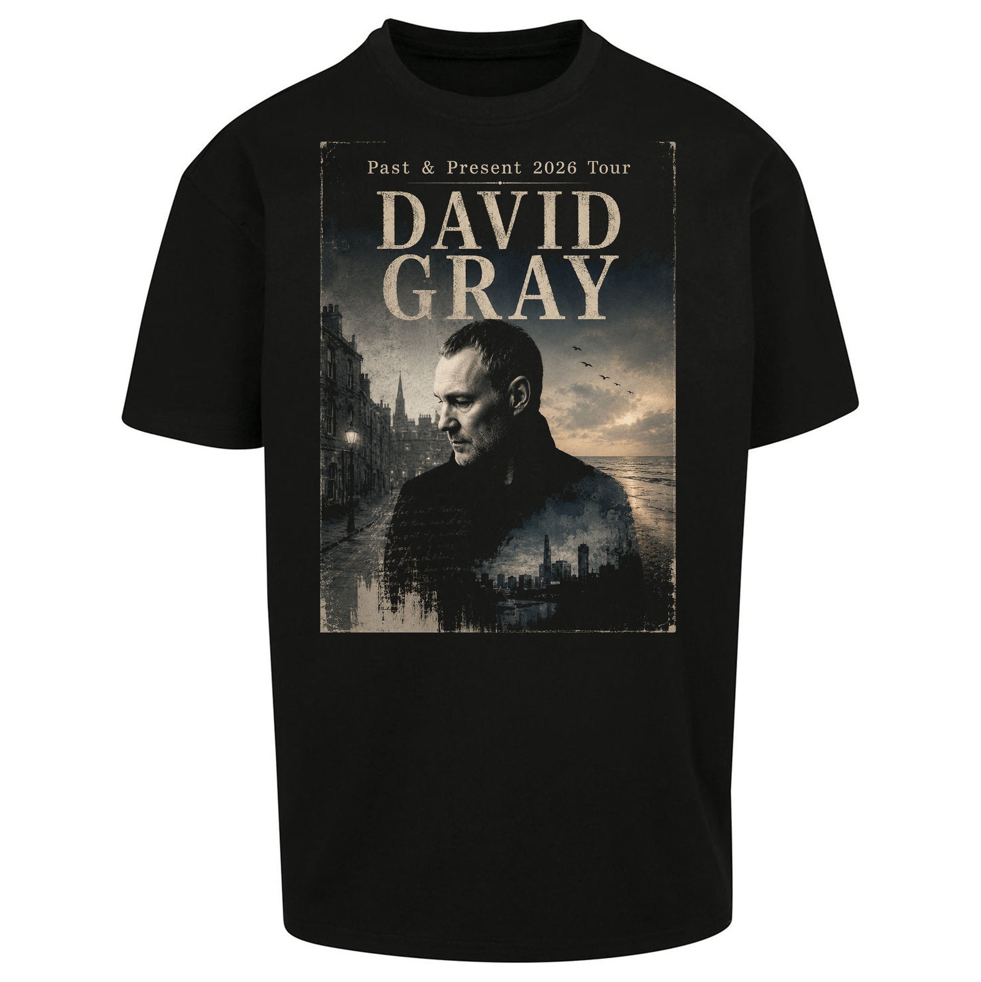 David Gray The Past And Present Tour 2026 Oversized Tee