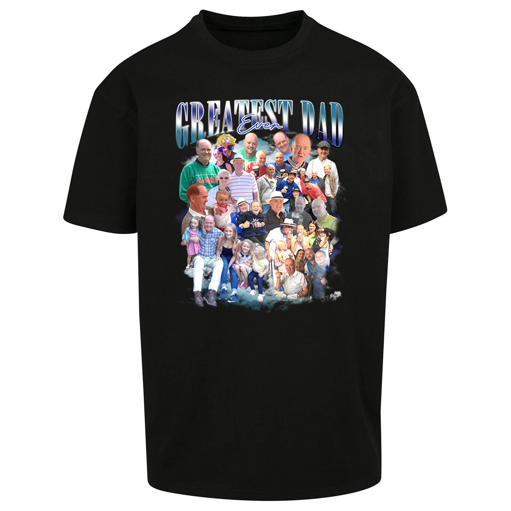 Fathers Day Personalised Oversized T Shirt