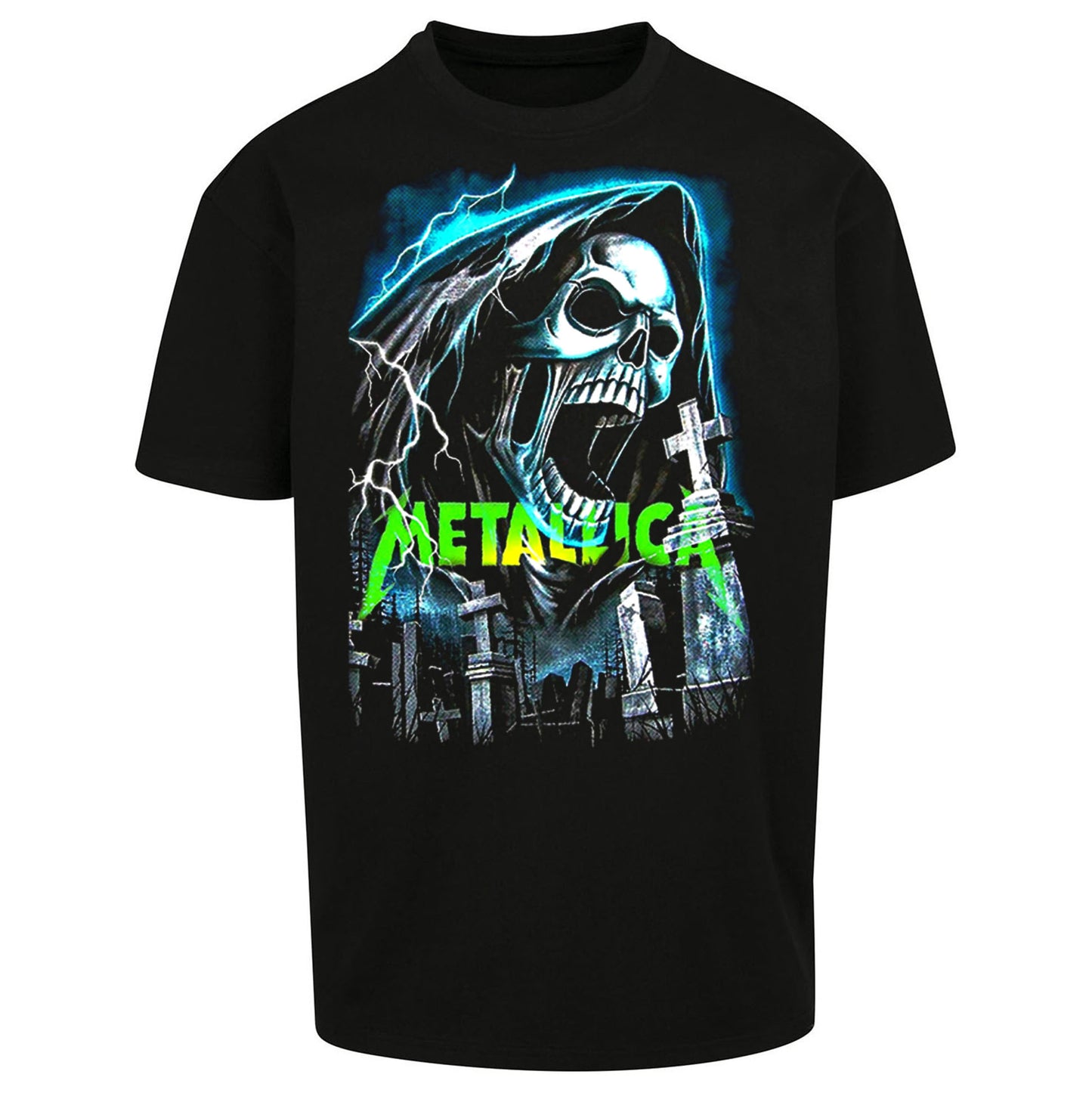 Metallica Whiplash Oversized T Shirt 