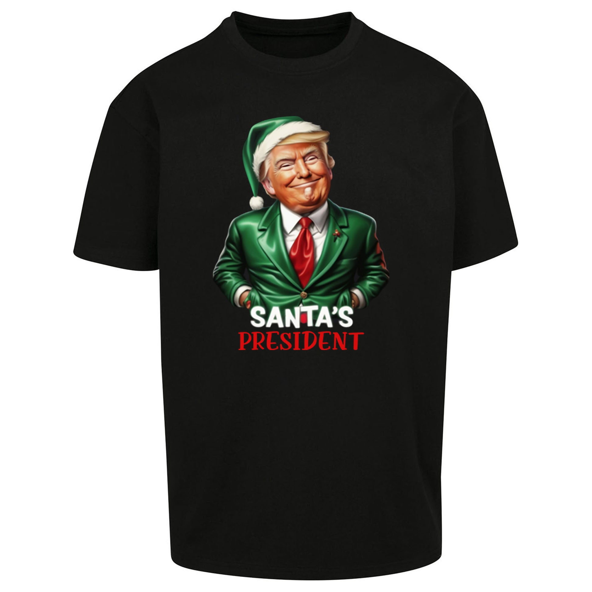 Donald Trump Christmas Oversized T Shirt
