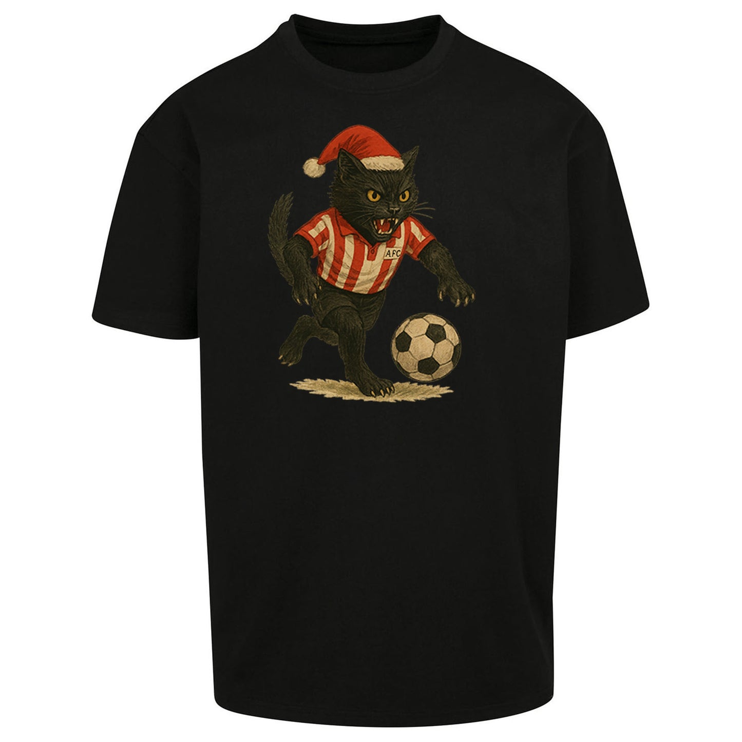 Sunderland Football Christmas Oversized T Shirt