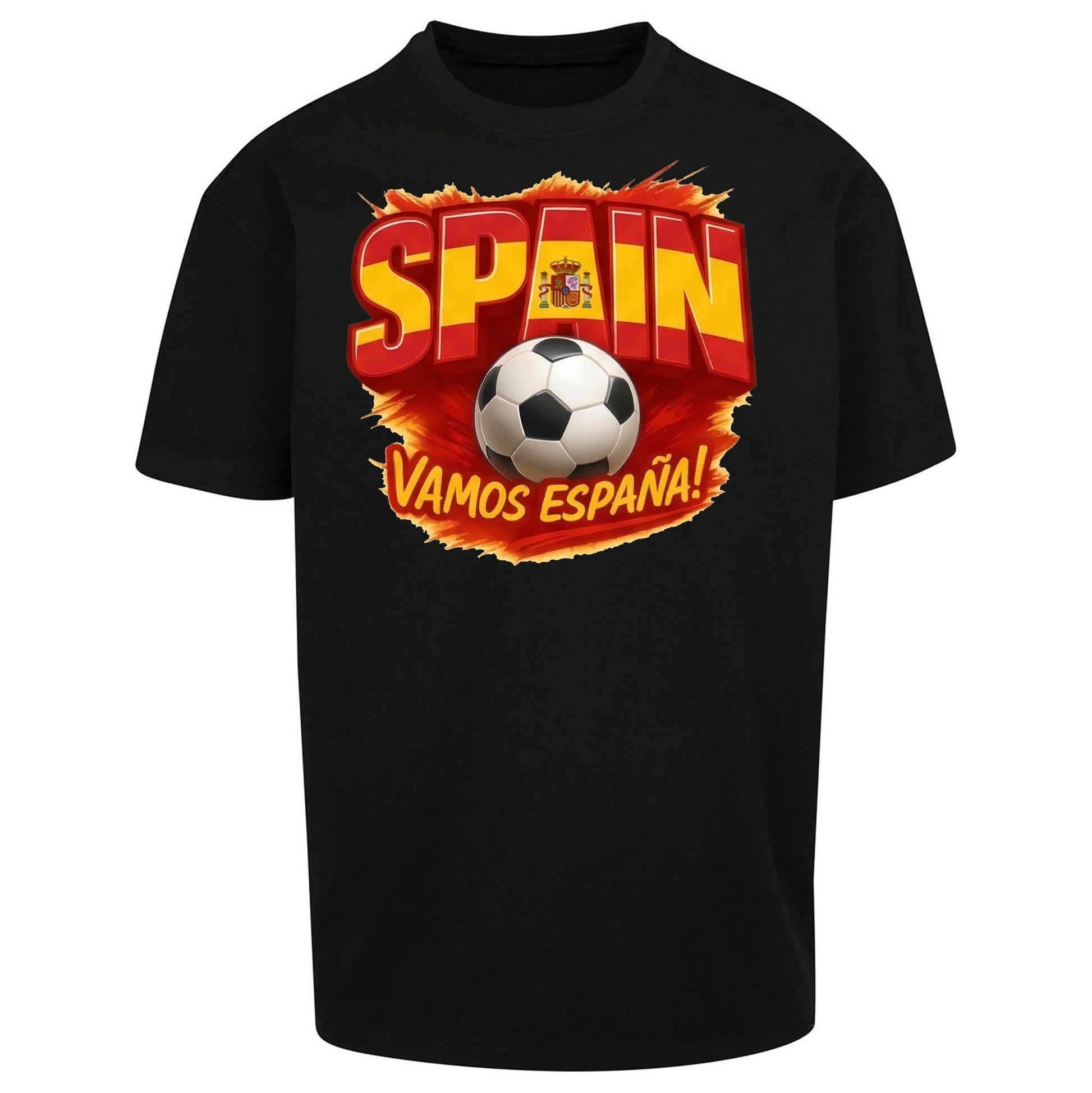 Spain Retro World Cup Oversized T Shirt