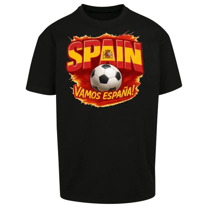Spain Retro World Cup Oversized T Shirt