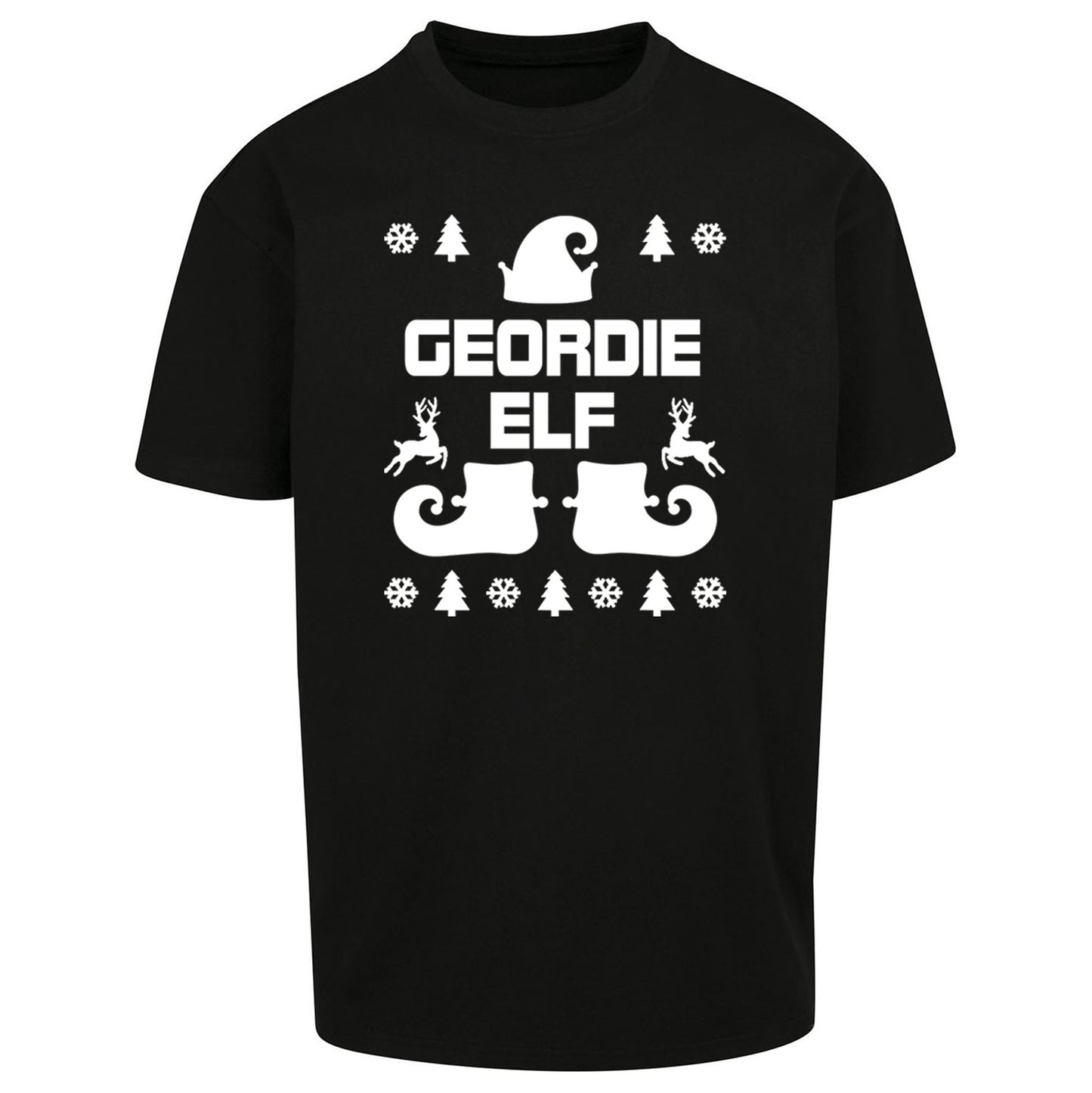 Geordie Christmas Oversized T Shirt