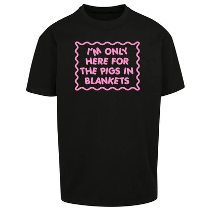 Pigs In Blankets Christmas Oversized T Shirt
