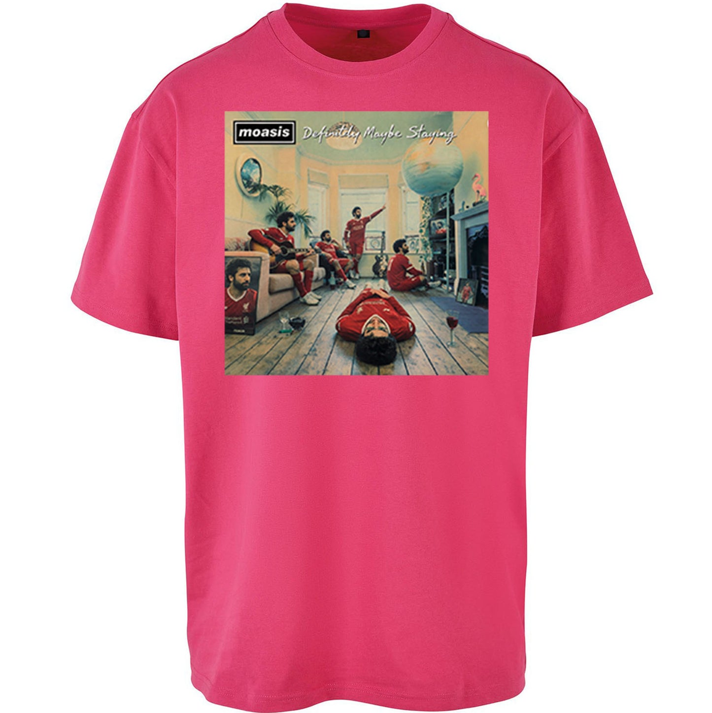 Mo Salah Oasis Liverpool Football Oversized T Shirt
