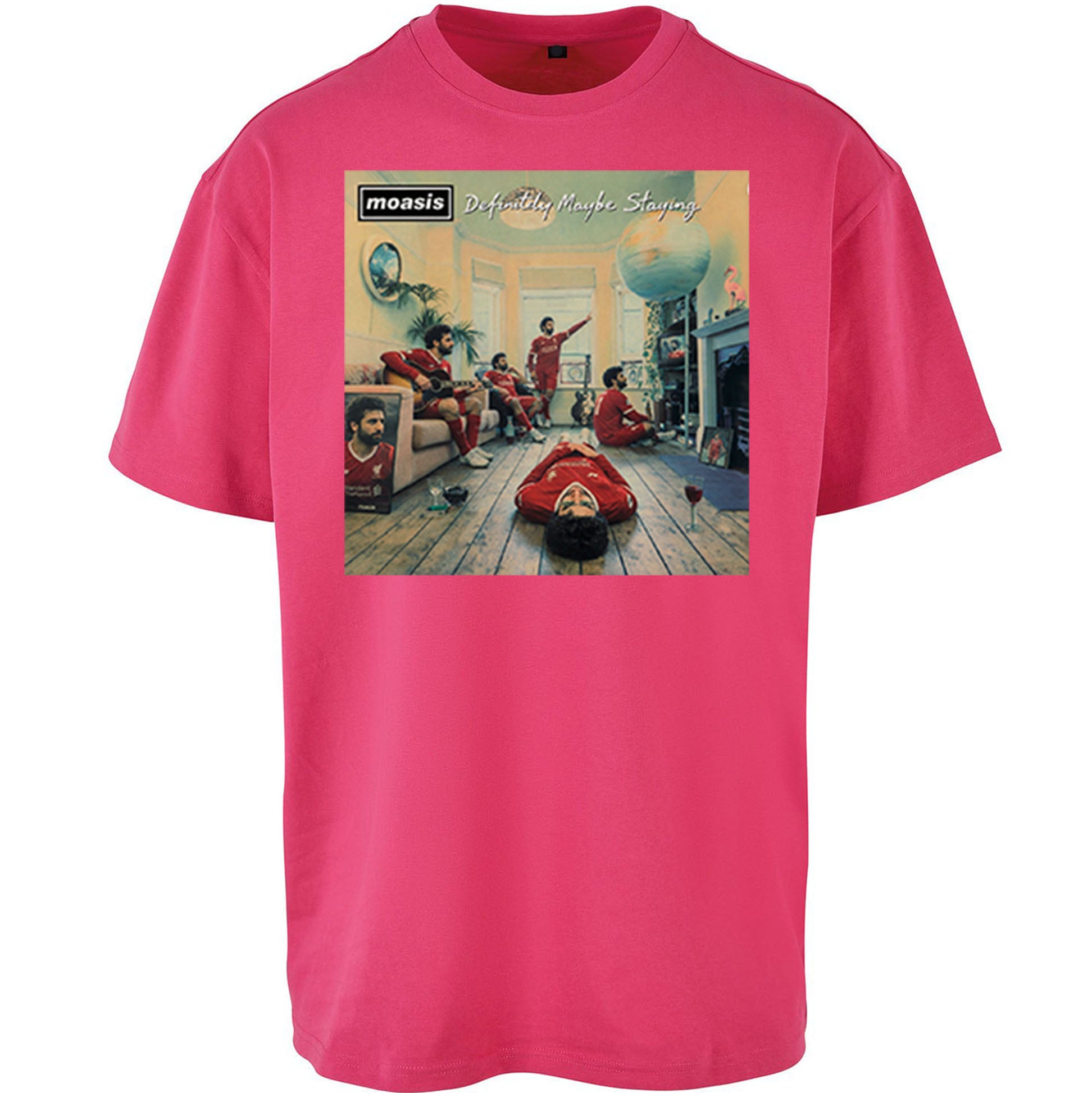 Mo Salah Oasis Liverpool Football Oversized T Shirt