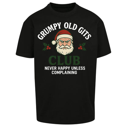 Grumpy Christmas Oversized T Shirt