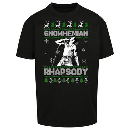 Freddie Mercury Christmas Oversized T Shirt
