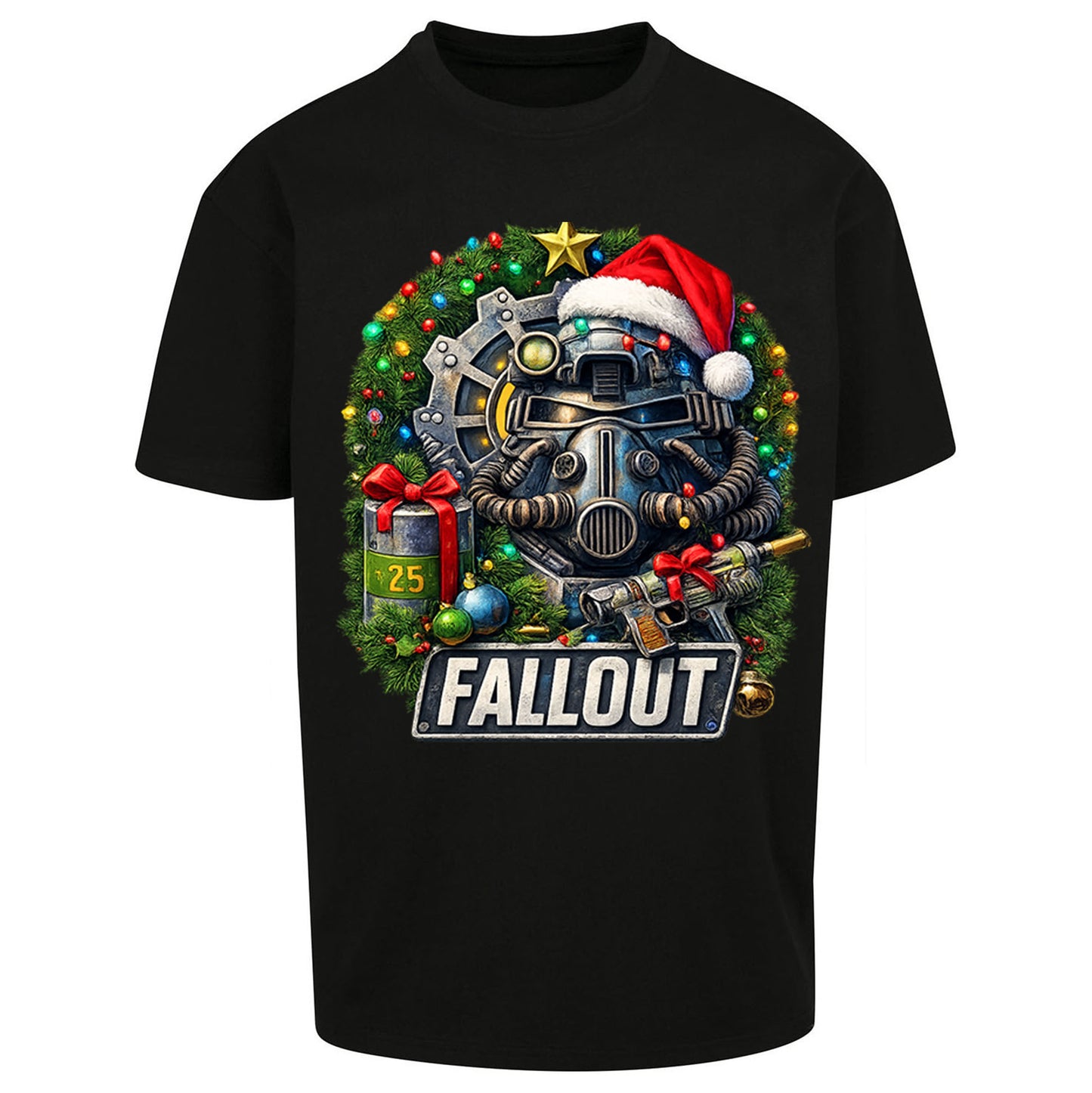 Fallout Christmas Oversized T Shirt