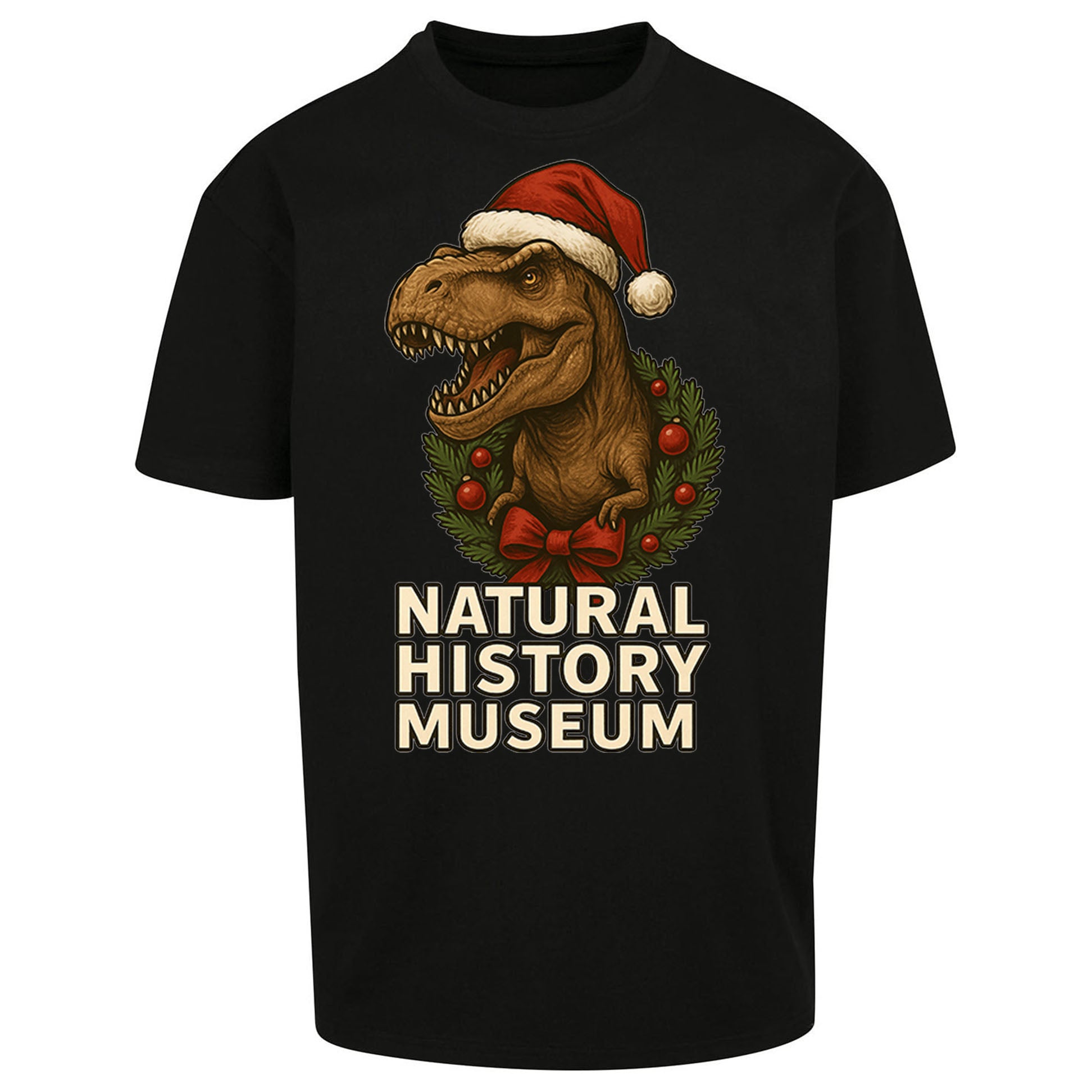 Natural History Museum Christmas Oversized T Shirt