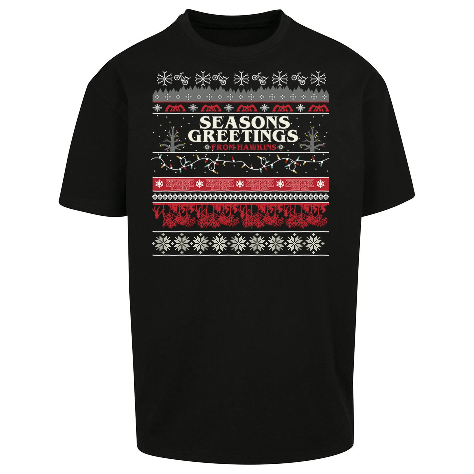 Stranger Things Trailer Oversized T Shirt