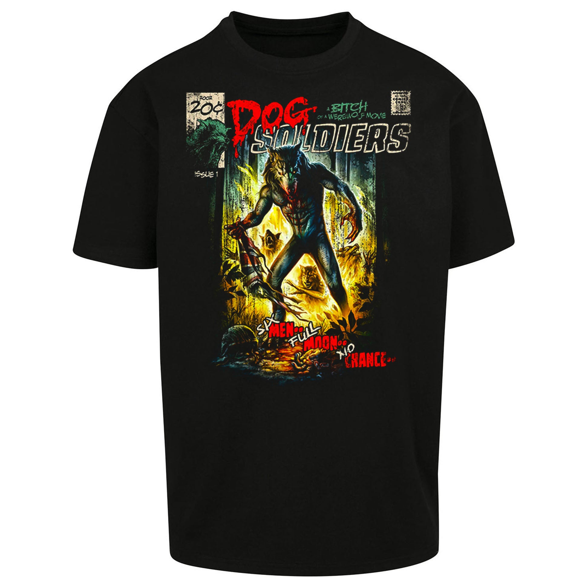 Dog Soldiers A Bitch Of A Werewolf Oversized T Shirt 