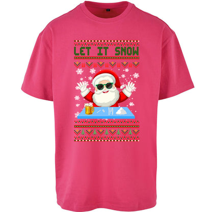 Santa Claus Christmas Oversized T Shirt