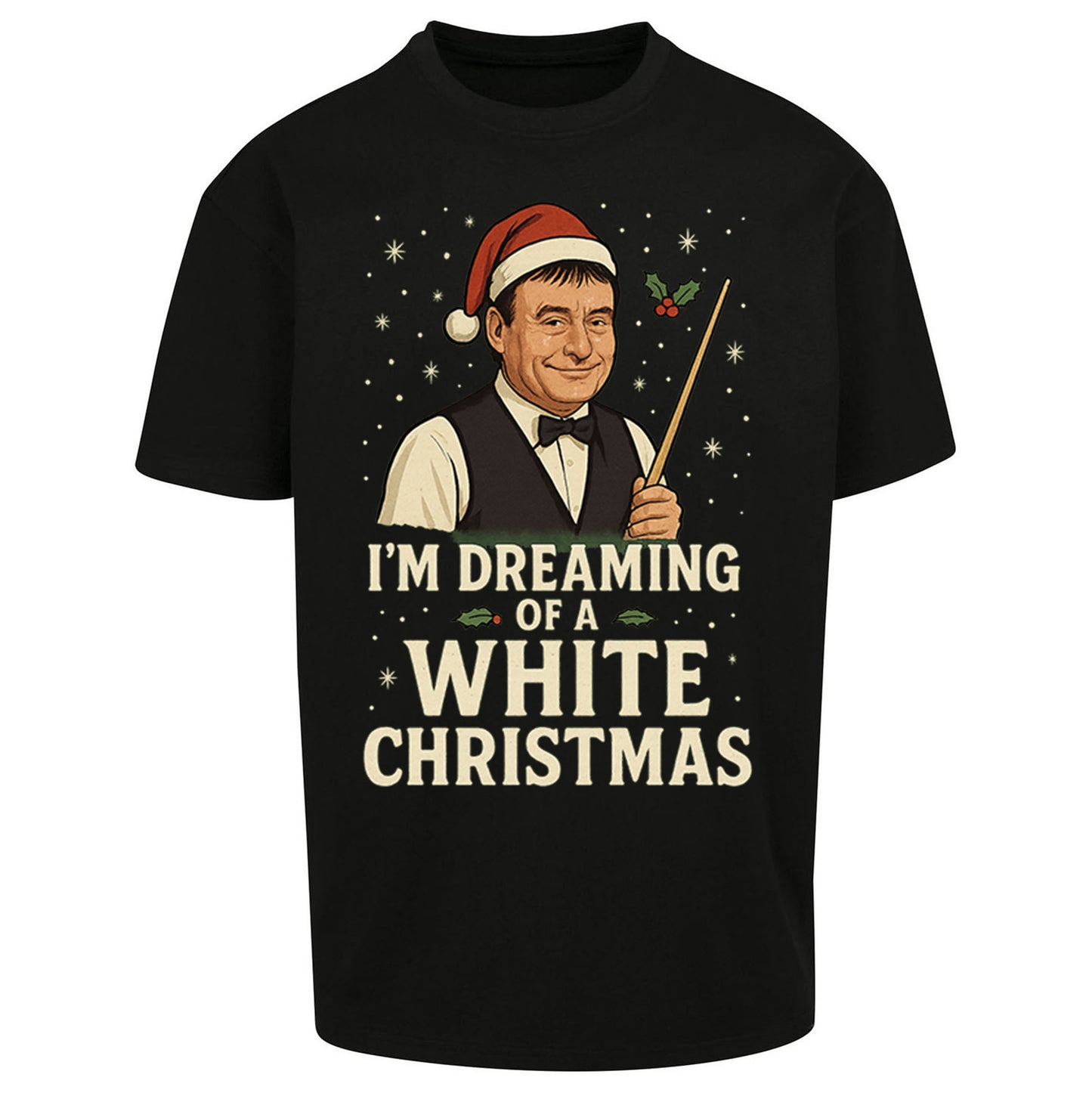 Snooker Christmas Oversized T Shirt