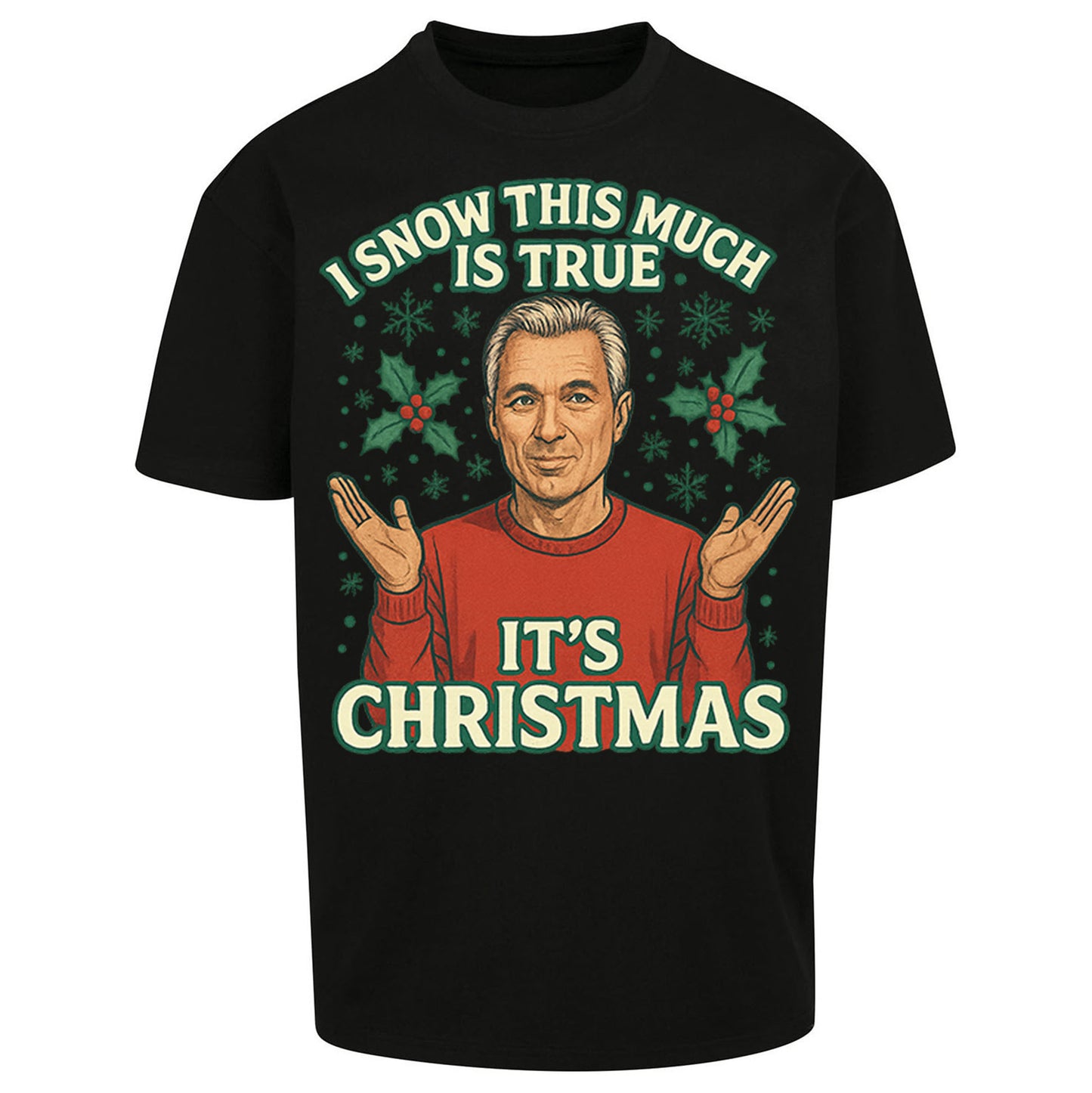 Martin Kemp Christmas Oversized T Shirt