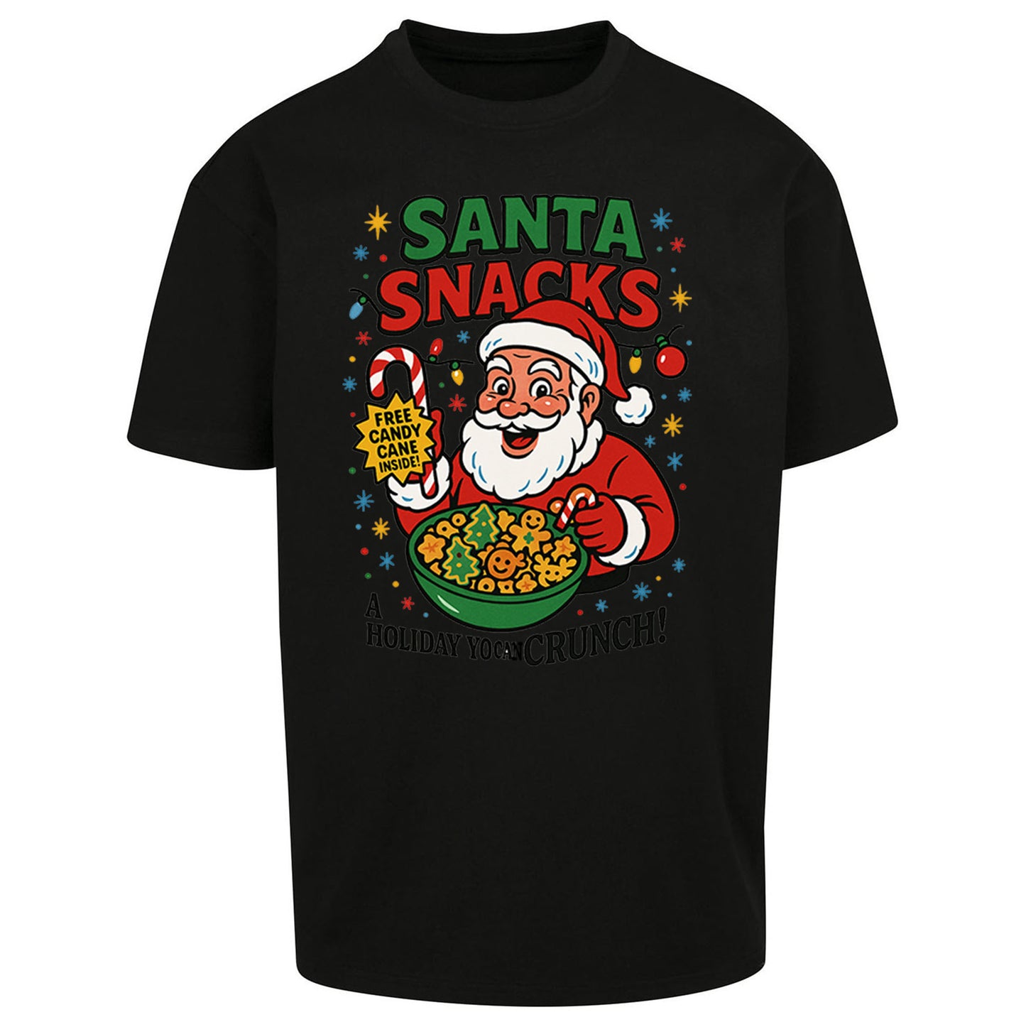 Santa Crunch Oversized T Shirt