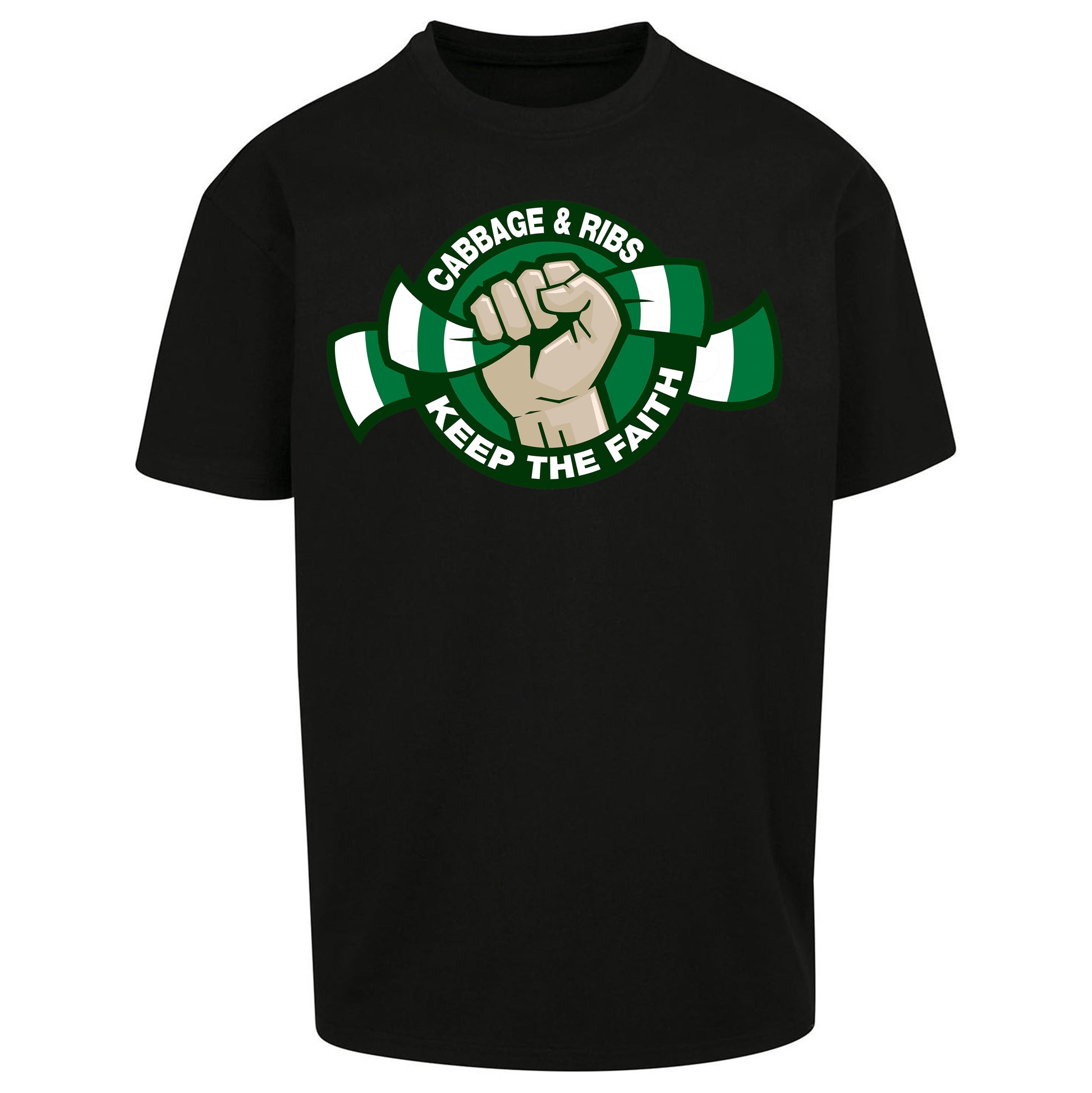 Hibernian Fans Football Oversized T Shirt
