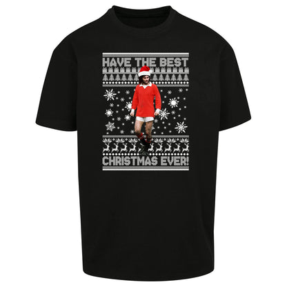 Christmas George Best Oversized T Shirt