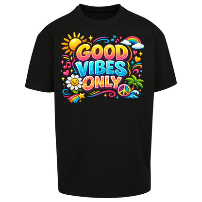 Good Vibes Only Oversized T Shirt