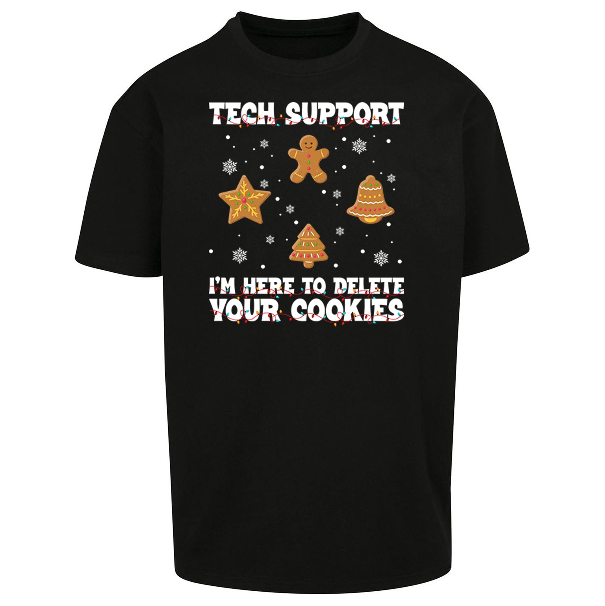 Delete Cookies Oversized T Shirt 