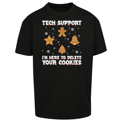 Delete Cookies Oversized T Shirt 