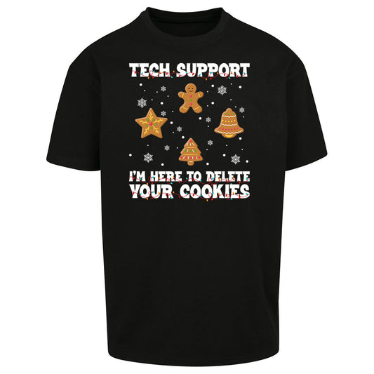 Delete Cookies Oversized T Shirt 