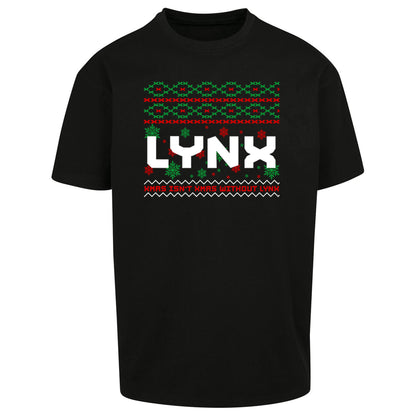 Lynx Christmas Oversized T Shirt