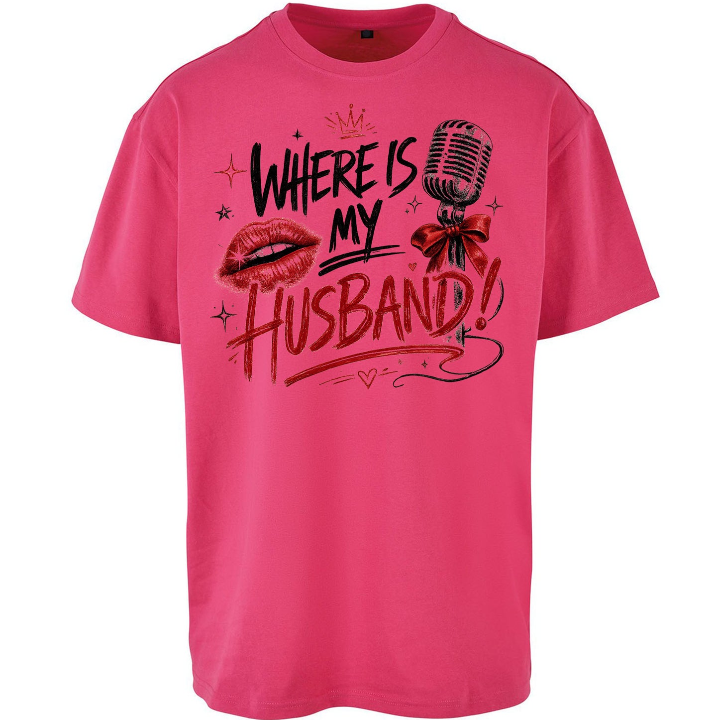 RAYE Where Is My Husband! Oversized T Shirt