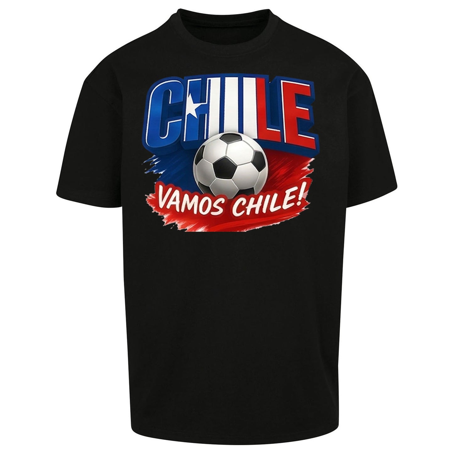 Chile Retro World Cup Oversized T Shirt