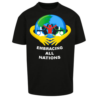 Embracing All Nations Oversized T Shirt