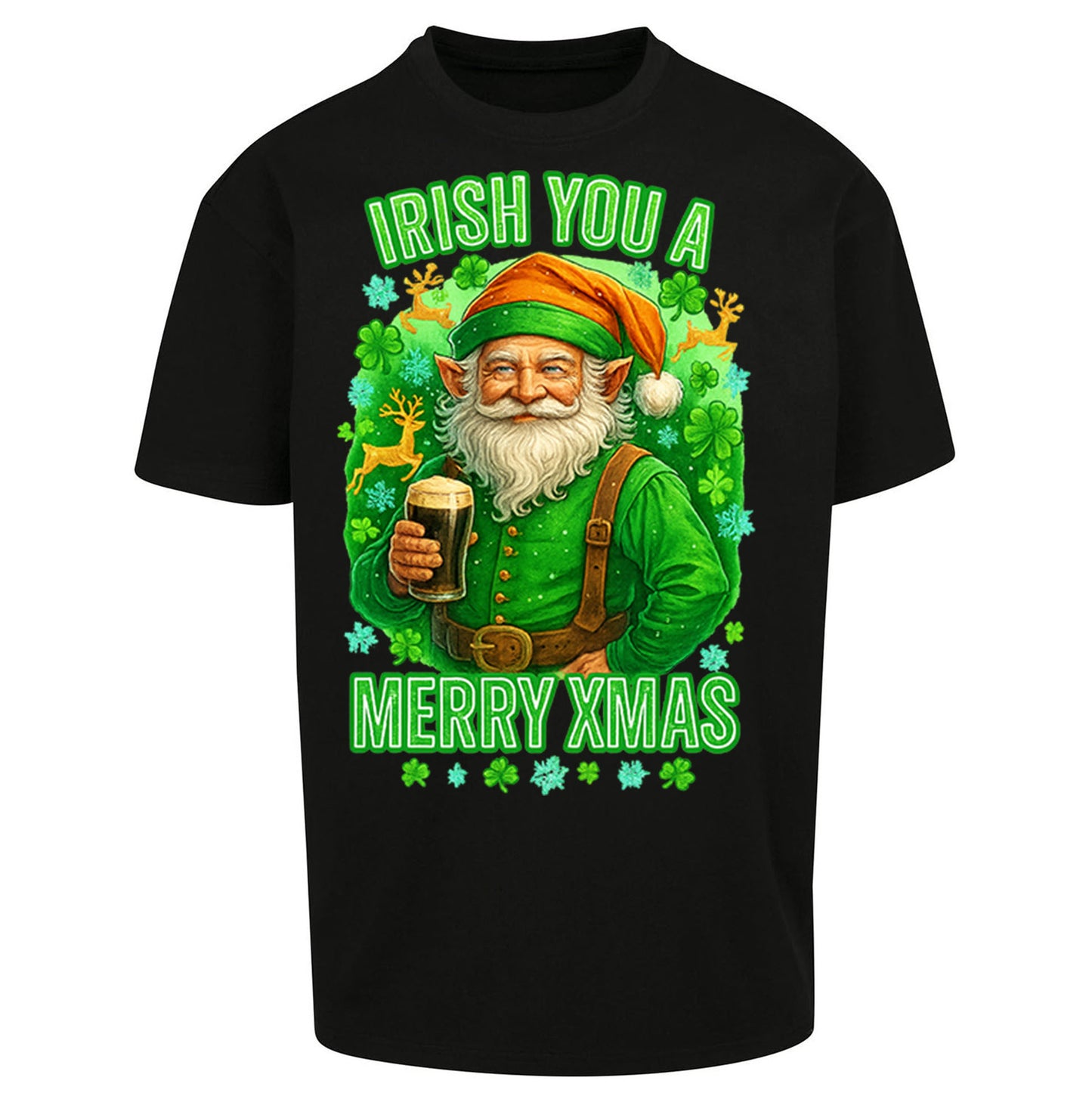 Irish Christmas Oversized T Shirt