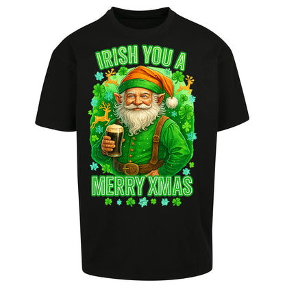 Irish Christmas Oversized T Shirt