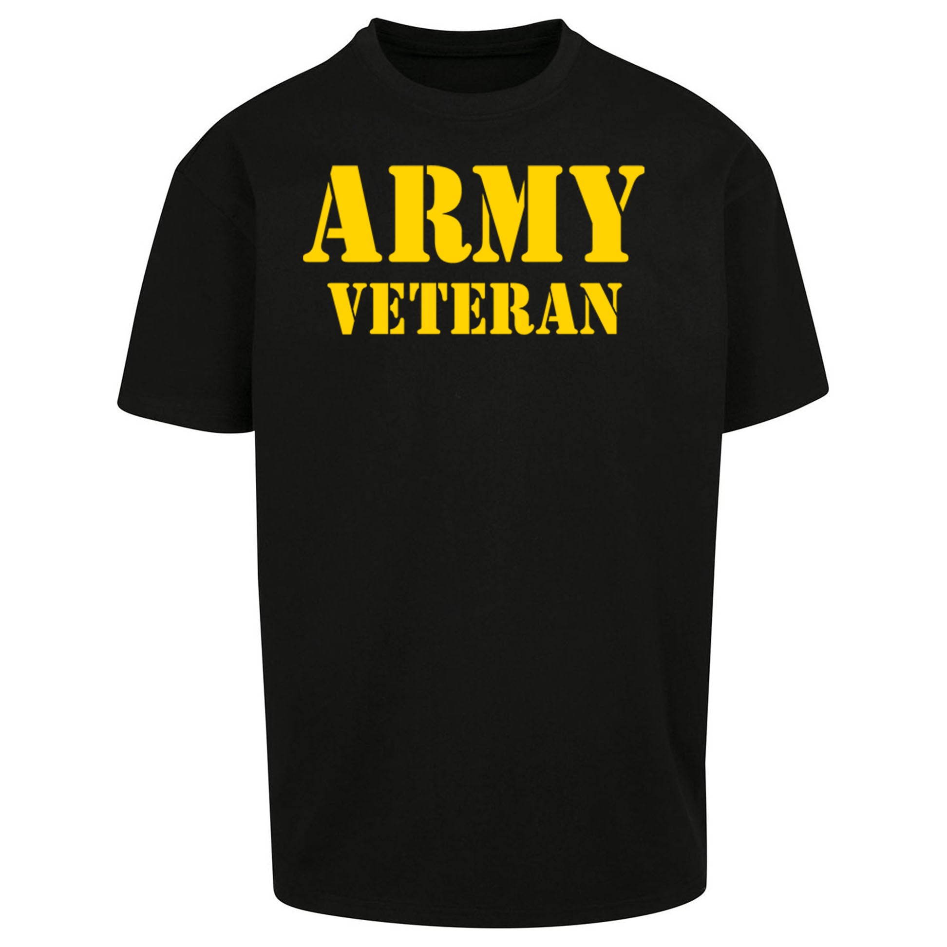 Army Veteran Oversized T Shirt
