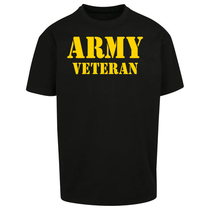 Army Veteran Oversized T Shirt