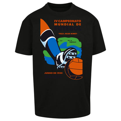 Brasil 1950 Retro World Cup Oversized T Shirt
