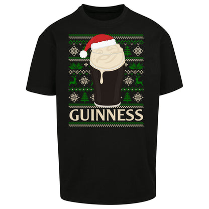 Guinness Christmas Oversized T Shirt