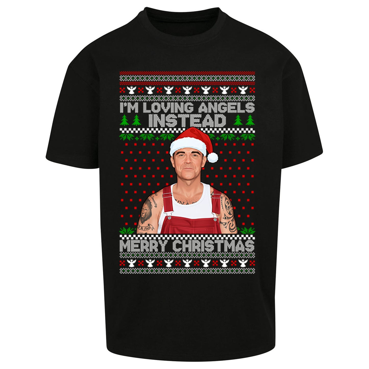 Robbie Williams Christmas Oversized T Shirt 