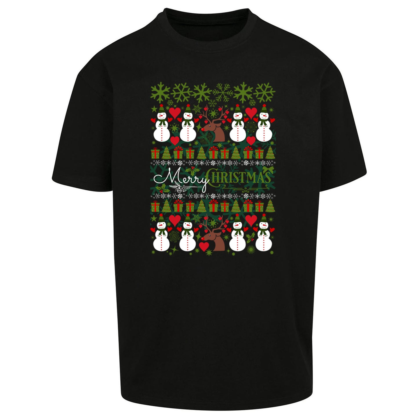Together For Christmas Oversized T Shirt