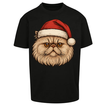 Persian Cat Christmas Oversized T Shirt
