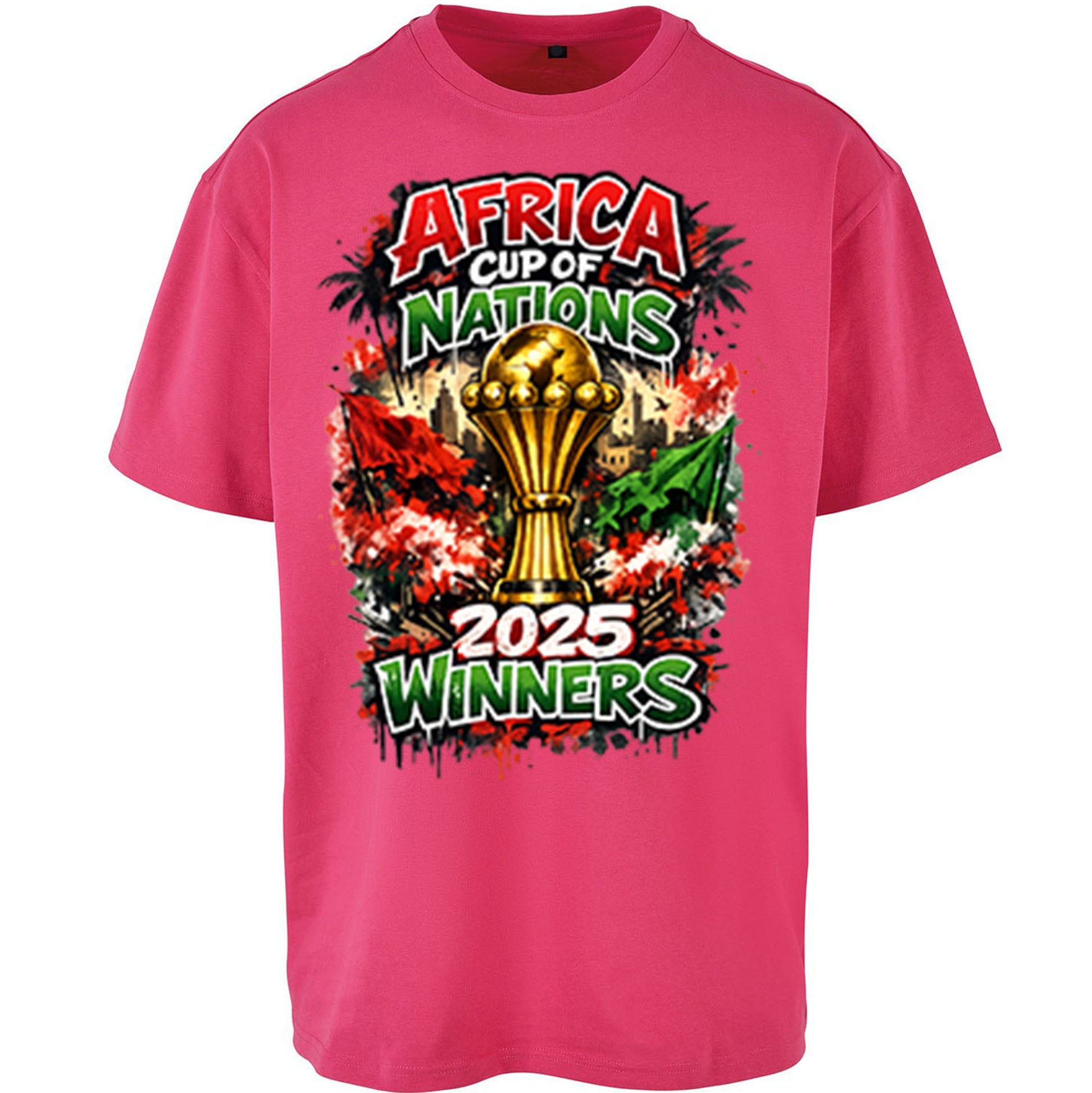Morocco Africa Cup Of Nations Winners 2025 Oversized T Shirt