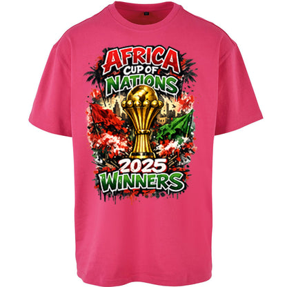 Morocco Africa Cup Of Nations Winners 2025 Oversized T Shirt
