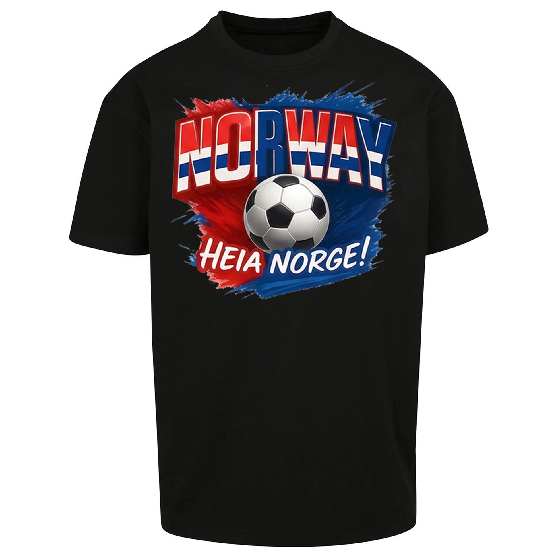 Norway Retro World Cup Oversized T Shirt